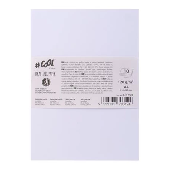 Rajzlap, famentes, A4, 120 g/m2, COOL BY VICTORIA Rajzlap, famentes, A4, 120 g/m2, COOL BY VICTORIA