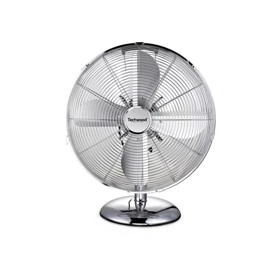 Asztali ventilátor, 30 cm, 45 W, TECHWOOD, króm Asztali ventilátor, 30 cm, 45 W, TECHWOOD, króm