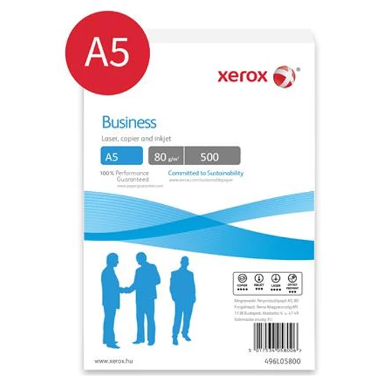 Másolópapír, A5, 80 g, XEROX "Business" Másolópapír, A5, 80 g, XEROX "Business"