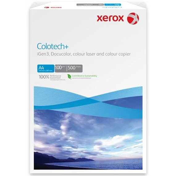 Másolópapír, digitális, A3, 100 g, XEROX "Colotech", 500 lap/csomag