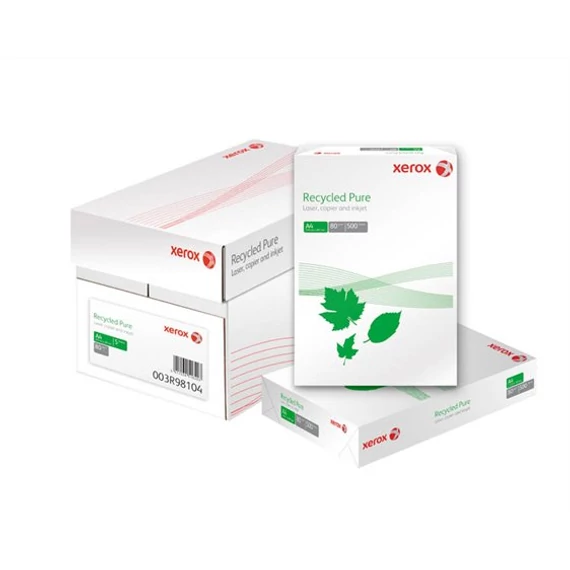 Másolópapír, újrahasznosított, A4, 80 g, XEROX "Recycled Pure", 500 lap/csomag