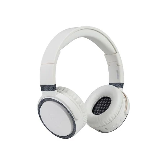 Fejhallgató, vezeték nélküli, Bluetooth, mikrofon, MAXELL "B-52", fehér
