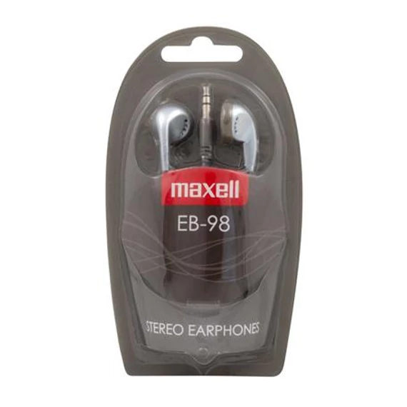 Fülhallgató, MAXELL "Ear Buds 98", ezüst