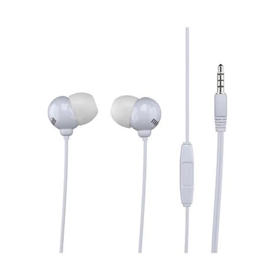 Fülhallgató, mikrofonnal, MAXELL "Plugz", fehér