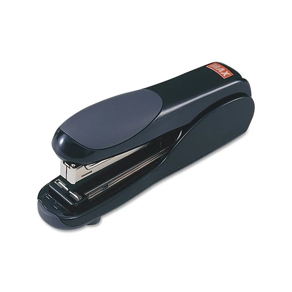 Tűzőgép, 24/6, 24 lap, lapos tűzés, MAX "HD-50F", fekete