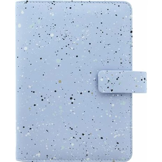 Kalendárium, gyűrűs, betétlapokkal, personal méret, FILOFAX, "Expressions", kék