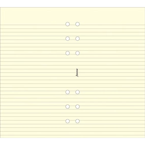 Kalendárium betét, jegyzetlap, A5, vonalas, FILOFAX, krémszín Kalendárium betét, jegyzetlap, A5, vonalas, FILOFAX, krémszín