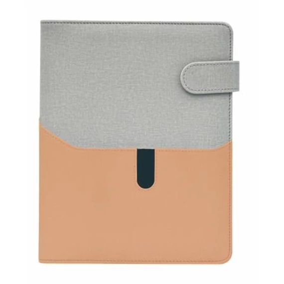 Kalendárium, gyűrűs, betétlapokkal, "M", műbőr, SATURNUS, "229", szürke-lazac Kalendárium, gyűrűs, betétlapokkal, "M", műbőr, SATURNUS, "229", szürke-lazac