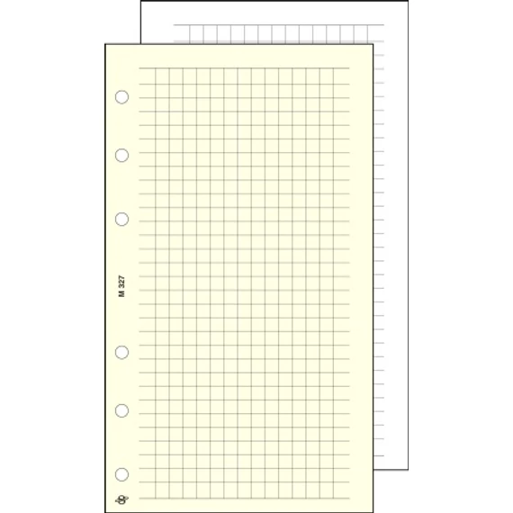 Kalendárium betét, jegyzetlap, "M", kockás, SATURNUS, chamois Kalendárium betét, jegyzetlap, "M", kockás, SATURNUS, chamois