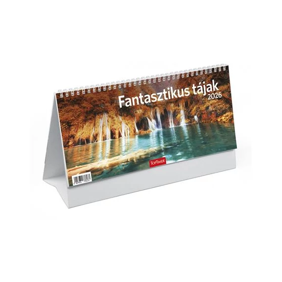 Naptár, asztali, álló, TOPTIMER "Fantasztikus tájak"