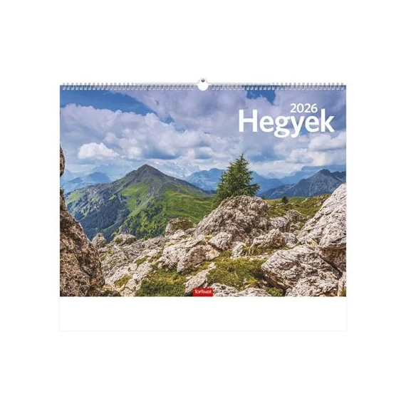 Naptár, fali, TOPTIMER, "Hegyek"