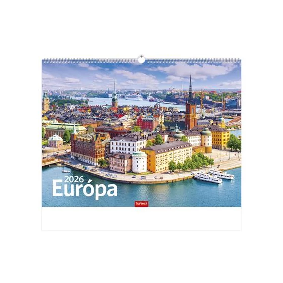 Naptár, fali, TOPTIMER, "Európa"