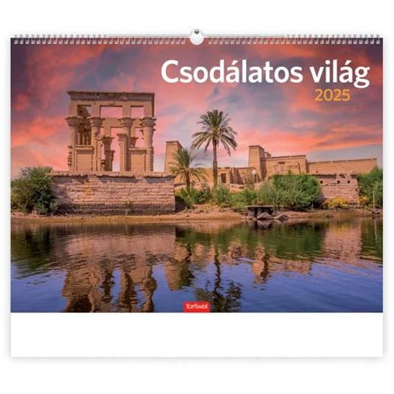 Naptár, fali, TOPTIMER, "Csodálatos világ"
