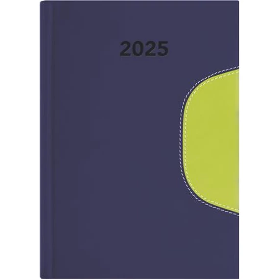 Tárgyalási napló, B5, DAYLINER, "Memphis", kék-zöld