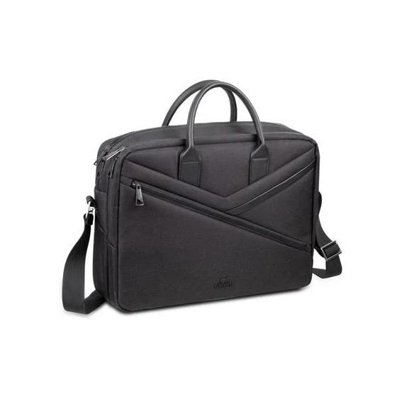 Notebook táska, 15,6" RIVACASE "Clark ECO 8134", fekete