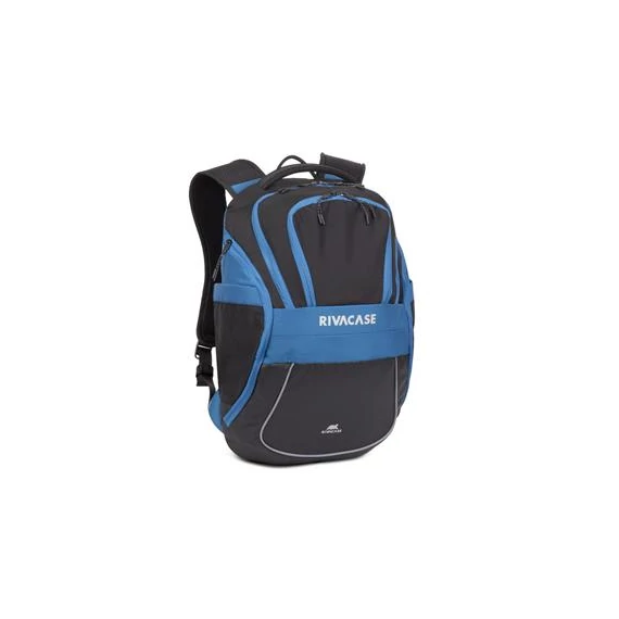 Notebook hátizsák, 15,6", 20L, RIVACASE "5225 Mercantour", fekete-kék