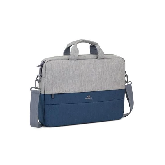 Notebook táska, 15,6", RIVACASE "Prater 7532", szürke-kék