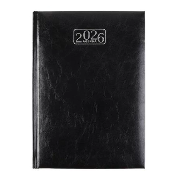 Naptár, tervező, A5, napi, VICTORIA OFFICE "Chrono", fekete (2025 évi) Naptár, tervező, A5, napi, VICTORIA OFFICE "Chrono", fekete (2025 évi)