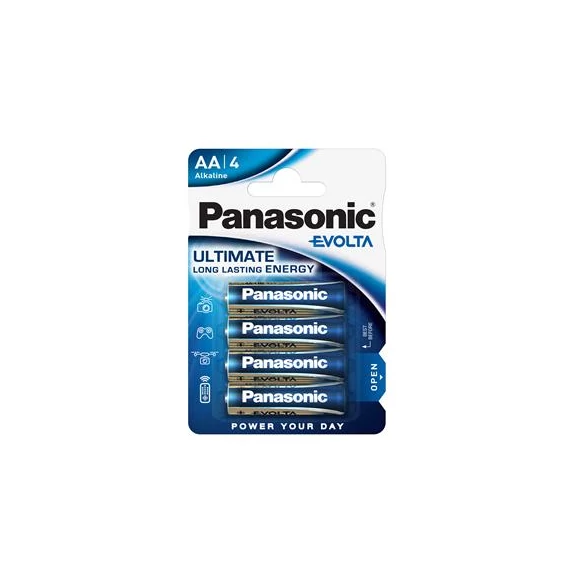 Elem, AA ceruza, 4 db, PANASONIC "Evolta"