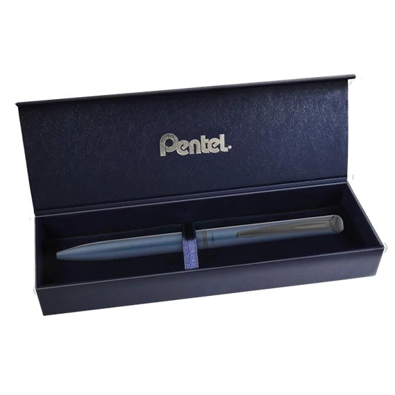 Zseléstoll, 0,35 mm, rotációs, matt kék tolltest, PENTEL "EnerGel BL-2507" kék