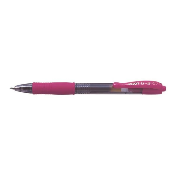Zseléstoll, 0,32 mm, nyomógombos, PILOT "G-2", rózsaszín