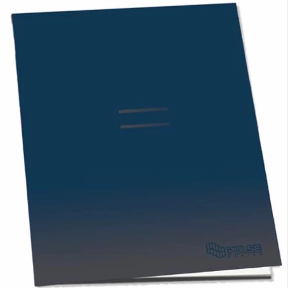 Füzet, tűzött, A4, vonalas, 52 lap, PULSE "Dark Colours"
