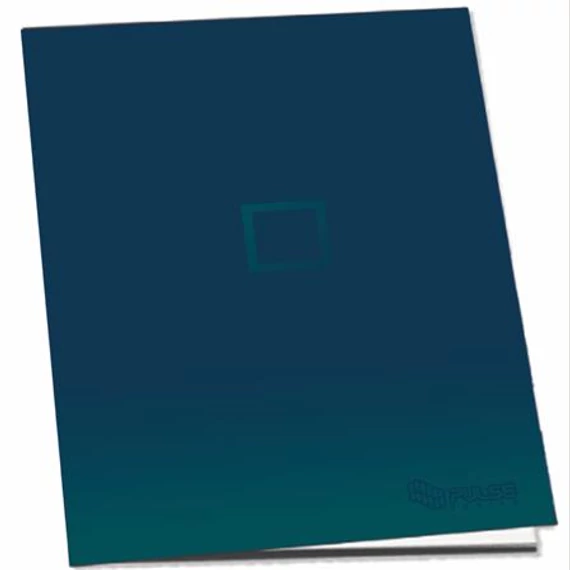 Füzet, tűzött, A4, kockás, 52 lap, PULSE "Dark Colours"