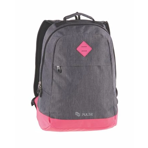 Hátizsák, notebook tartóval, PULSE "Bicolor", szürke-pink Hátizsák, notebook tartóval, PULSE "Bicolor", szürke-pink