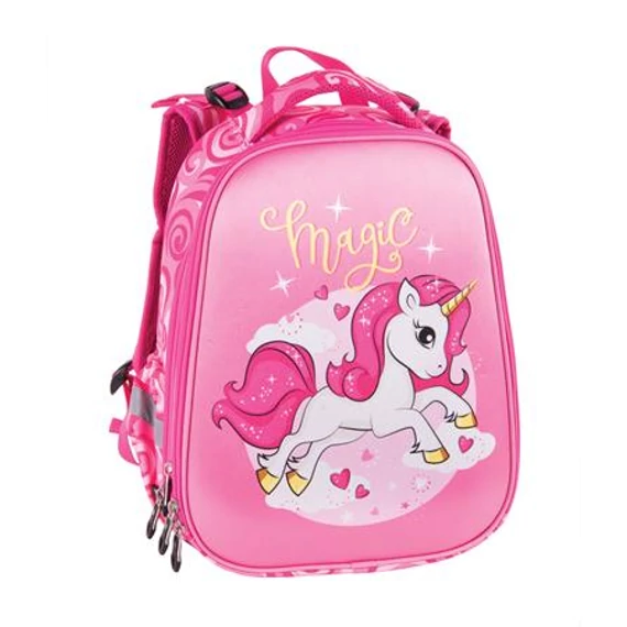 Hátizsák, anatómiai, PULSE "Anatomic Cube Pink Magic", rózsaszín Hátizsák, anatómiai, PULSE "Anatomic Cube Pink Magic", rózsaszín