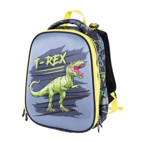 Hátizsák, anatómiai, PULSE "Anatomic Cube T-Rex", fekete-zöld Hátizsák, anatómiai, PULSE "Anatomic Cube T-Rex", fekete-zöld