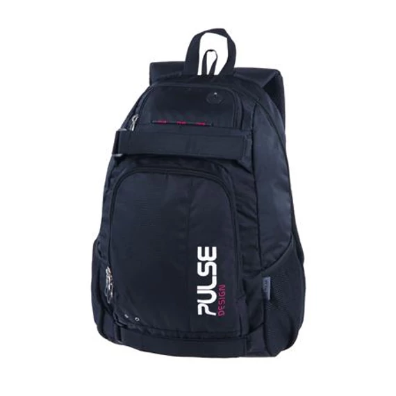 Hátizsák, notebook tartóval, PULSE "Scate", fekete Hátizsák, notebook tartóval, PULSE "Scate", fekete