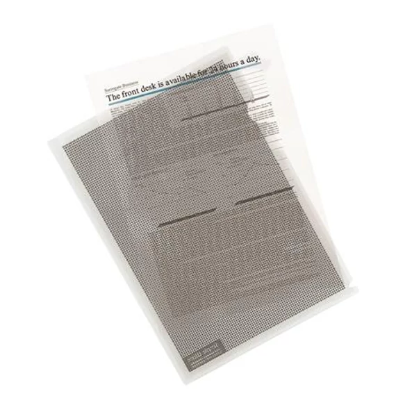 Genotherm, "L", adatvédelmi, A4, PP, PLUS, fehér, 5 db/csomag