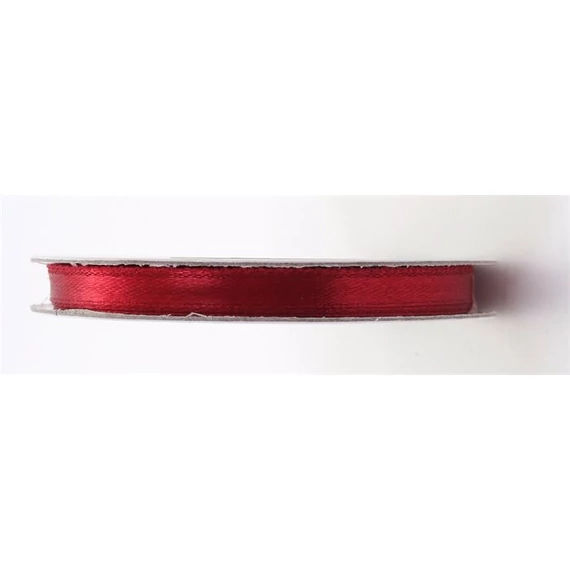 Szatén szalag, 6 mm, bordó