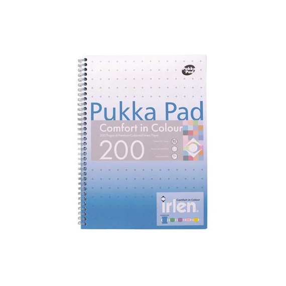 Spirálfüzet, A4, vonalas, 100 lap, PUKKA PAD "Irlen Jotta Turquoise"