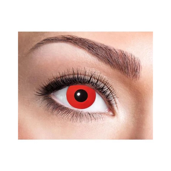 Kontaktlencse, 1 hetes, "Red Devil"