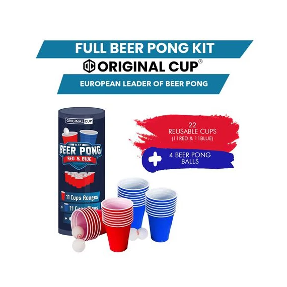 Társasjáték, kezdő készlet, "BeerPong"