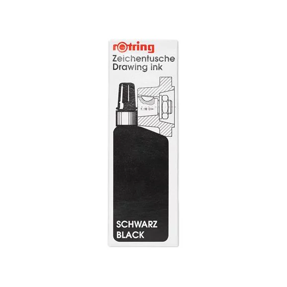 Tustinta, 23 ml, ROTRING "Isograph", fekete Tustinta, 23 ml, ROTRING "Isograph", fekete