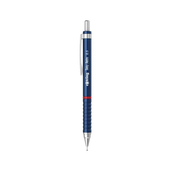 Nyomósirón, 0,5 mm, rOtring "Tikky Retro", kék