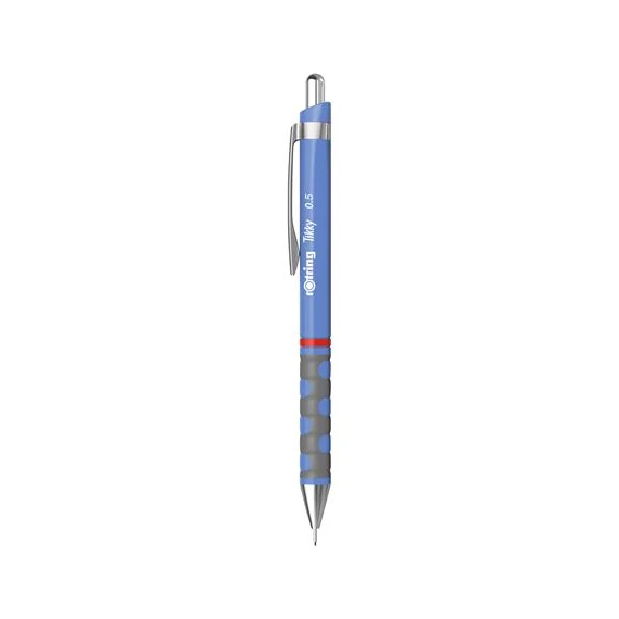 Nyomósirón, 0,5 mm, ROTRING "Tikky", íriszkék