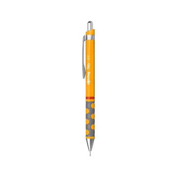 Nyomósirón, 0,5 mm, ROTRING "Tikky", narancssárga
