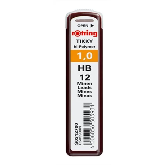 Grafitbél, HB, 1 mm, ROTRING Grafitbél, HB, 1 mm, ROTRING
