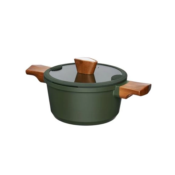 Főzőedény / lábas, fedővel, 20 cm, 2,6L, RESTO "SADR 93701"