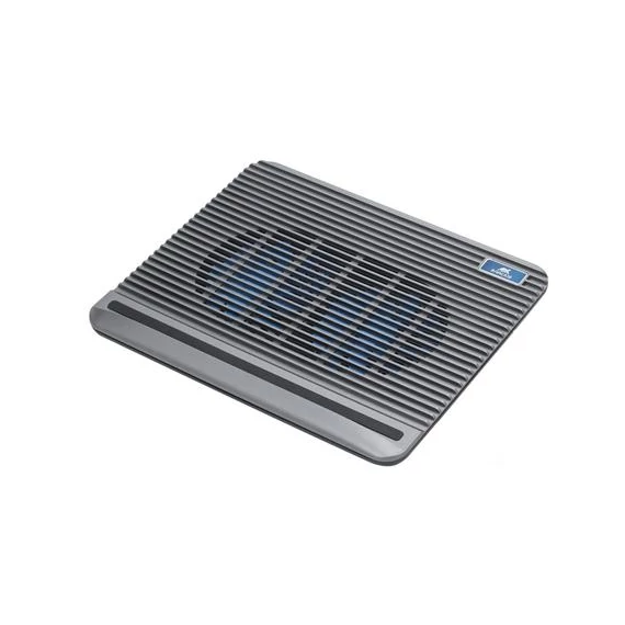 Notebook állvány, hűtőventilátorral, 15,6", RIVACASE "5555", ezüst