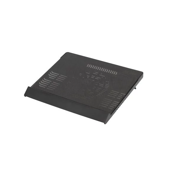 Notebook állvány, hűtőventilátorral, 17,3", RIVACASE "5556", fekete