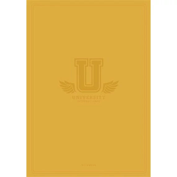 Füzet, tűzött, A4, kockás, 60 lap, SHKOLYARYK "University International", vegyes