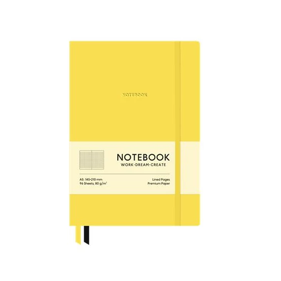 Jegyzetfüzet, A5, kockás, 96 lap, puhafedeles, SHKOLYARYK "Genius", Citrom Jegyzetfüzet, A5, kockás, 96 lap, puhafedeles, SHKOLYARYK "Genius", Citrom