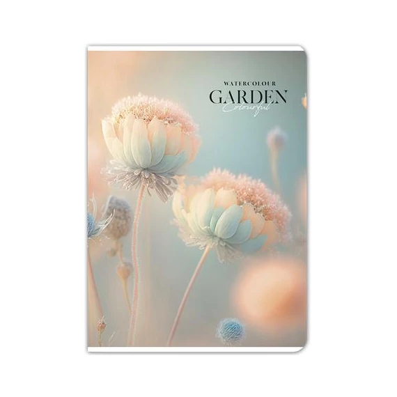 Füzet, tűzött, A4, vonalas, 80 lap, SHKOLYARYK "Garden", vegyes Füzet, tűzött, A4, vonalas, 80 lap, SHKOLYARYK "Garden", vegyes