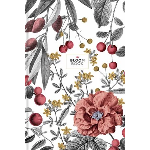 Jegyzetfüzet, B5, vonalas, 80 lap, SHKOLYARYK "Bloom Book", vegyes
