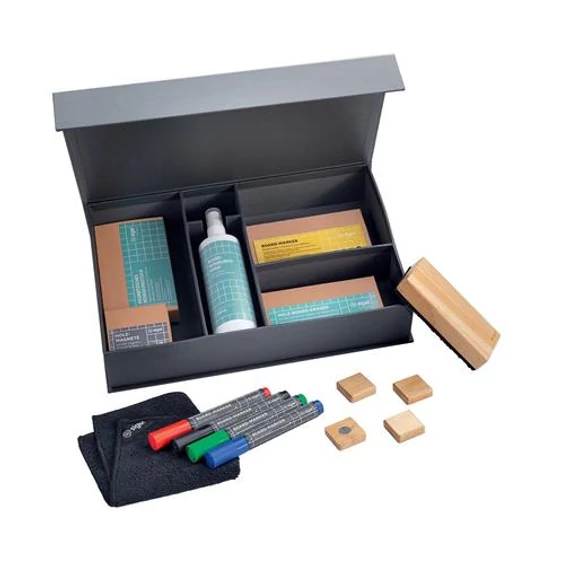 Kezdőkészlet fehértáblához és mágneses üvegtáblához, SIGEL Starter set for whiteboards and magnetic glass boards