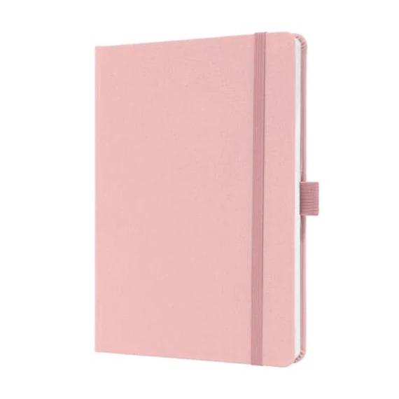 Jegyzetfüzet, exkluzív, A5, vonalas, 96 lap, keményfedeles, SIGEL "Jolie", világos rózsaszín Jegyzetfüzet, exkluzív, A5, vonalas, 96 lap, keményfedeles, SIGEL "Jolie", világos rózsaszín